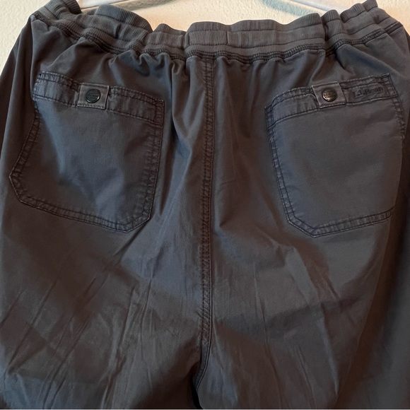 LL Bean Womans Stretch Ripstop Pull-On Alloy Grey  Adjustable Waistband size XL - Picture 8 of 11